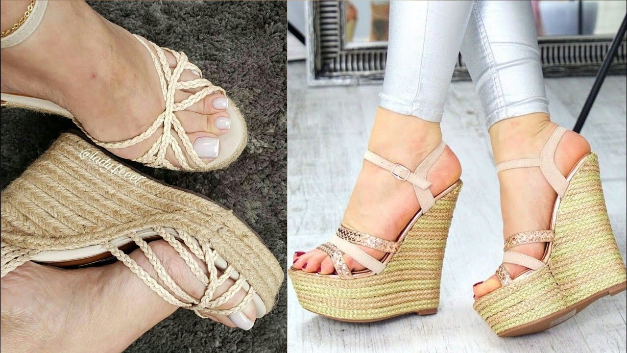 Classy wedge heels sandals designs / wedge sandals for ladies to look gorgeous in 2022