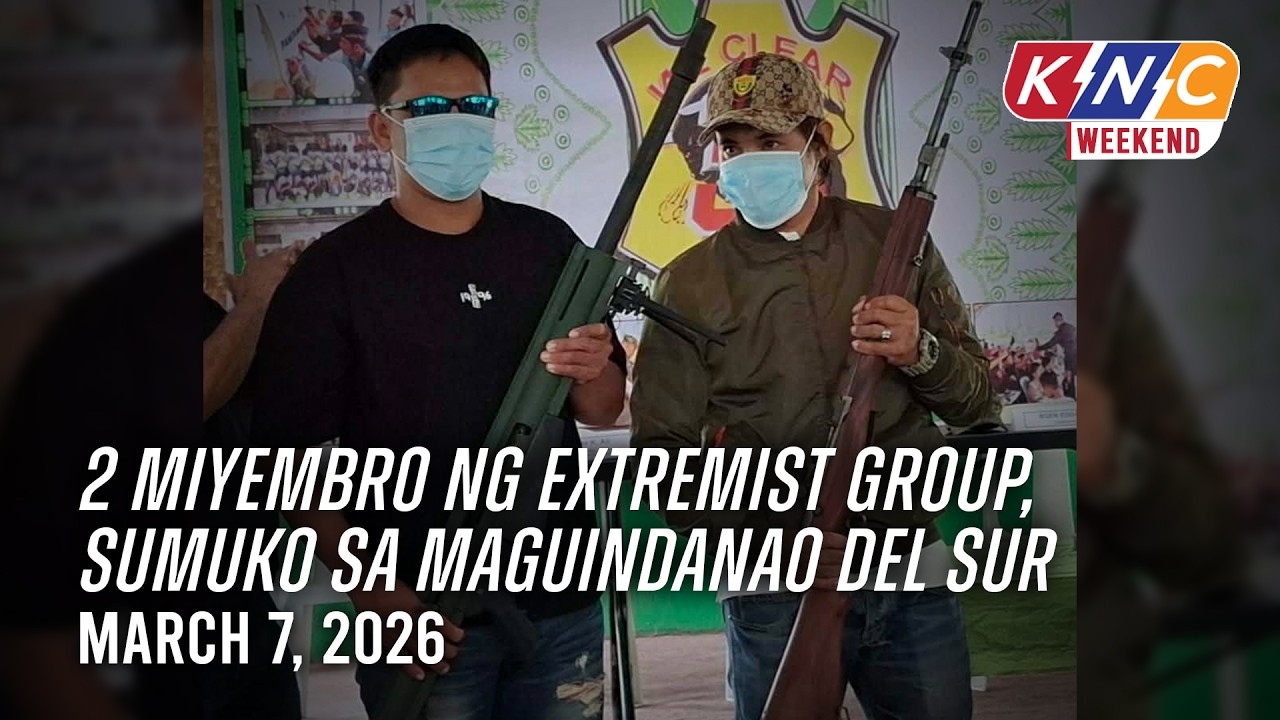 2 miyembro ng extremist group, sumuko sa Maguindanao del Sur | Kidlat News Channel (Mar 7 2026 12NN)