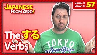 The SURU verbs - Japanese From Zero! Video 57