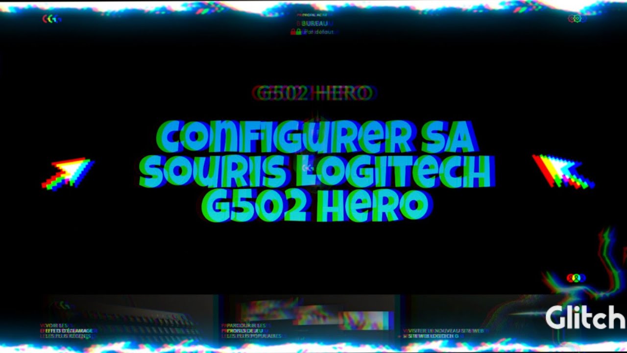 COMMENT CONFIGURER SA SOURIS LOGITECH G502 HERO + TEST [2020