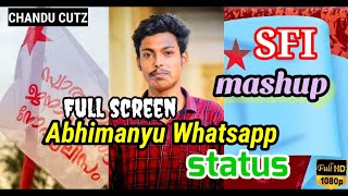 Sfi Abhimanyu Full Screen Hd Whatsapp Statusdyfi Malayalam Maharaja College Kerala