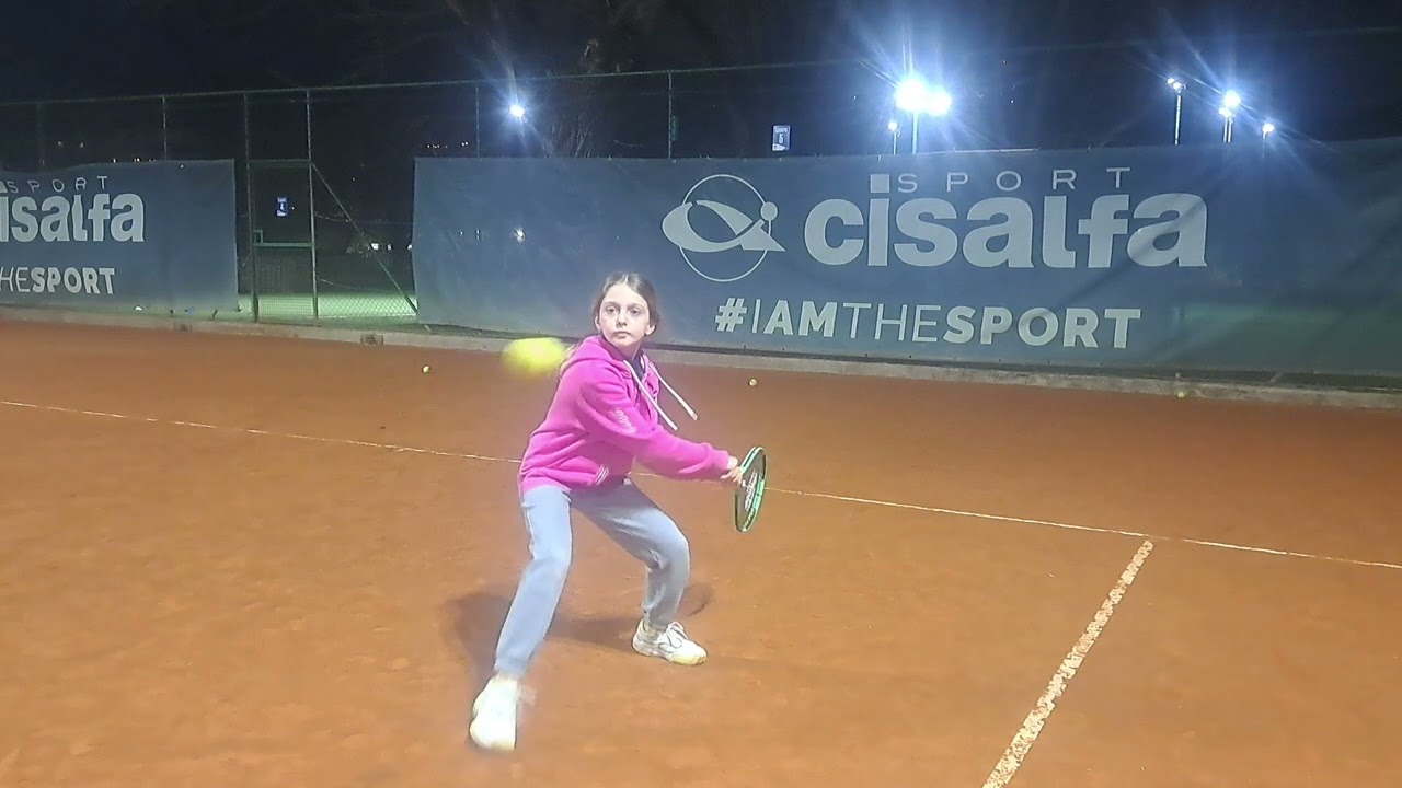 Videoteca 2 scuola Tennis femminile colpo del Rovescio 
