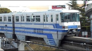 2020.03.05 大阪高速鉄道 大阪モノレール 1000系06編成1106F 大阪空港行き到着 万博記念公園駅