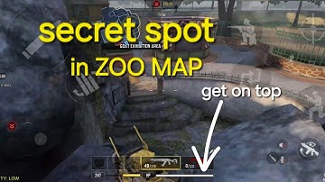 CODM - secret spot in zoo map #cod #codm #codmobile #callofdutymobile