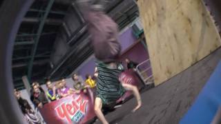 inward down monkey wallflip