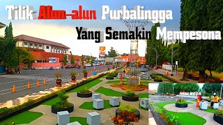 Alunalun Purbalingga Jawa Tengah  Yang Semakin Mempesona