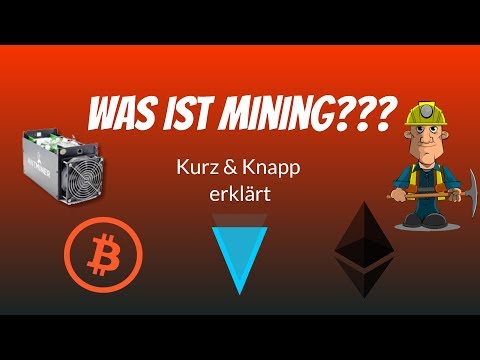 Video: Was ist Mining in Kryptowährung?