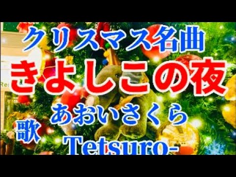 クリスマス讃美歌名曲❗️🎄【きよしこの夜♫】〈歌〉あおいさくら・Tetsuro-〈訳詞〉由木 康〈作曲〉グルーバー/讃美歌109番「きよしこの夜星はひかり~」『SILENT NIGHT』童謡美学®︎
