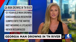 Georgia man dies after jumping from boat into Tennessee River