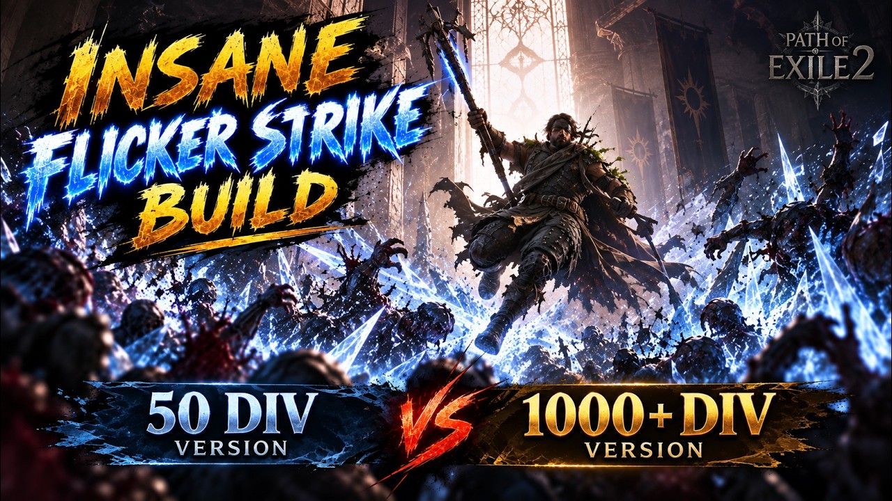 INSANE Flicker Strike Build | Gemling Legionnaire + Budget Version | PoE 2