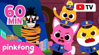 best best veo catch thieves police game compilation pinkfong