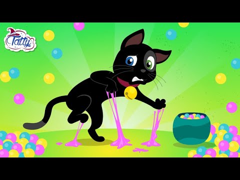 Котик Місіфу застряг в жувальній гумці 😸 Дитячі мультики і відео для малюків