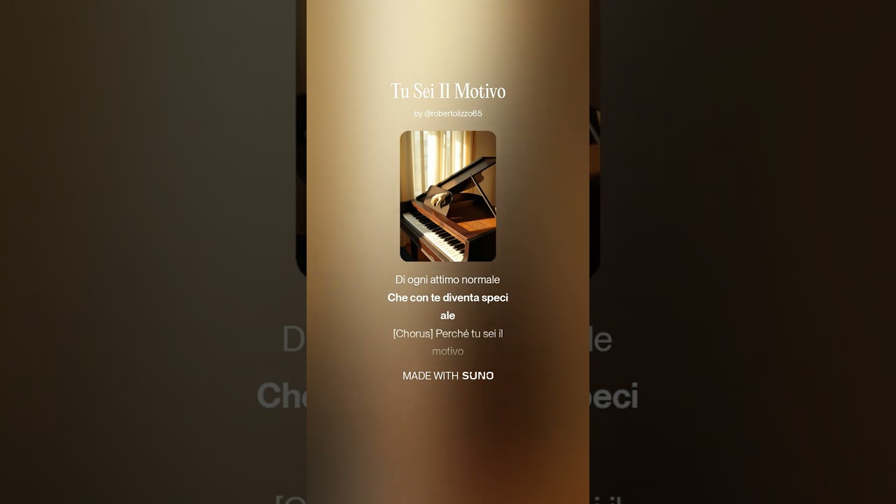 Tu Sei Il Motivo......