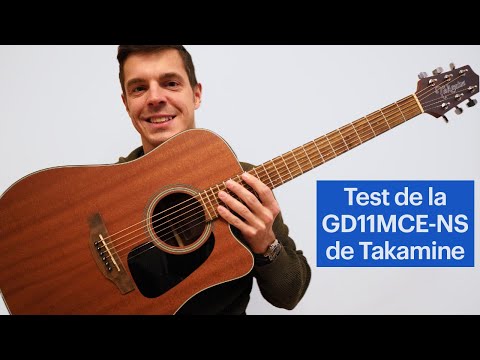 Évaluation de la guitare acoustique GD11MCE-NS de Takamine