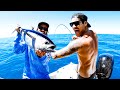 CRAZY SHARK & TUNA FISHING Double Hook Ups On Light Gear - Ep 173