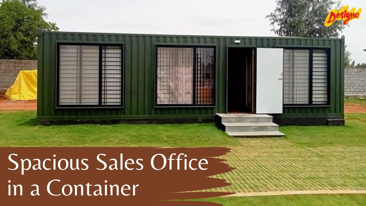 Spacious Sales Office at a Construction Site | Container Office ...