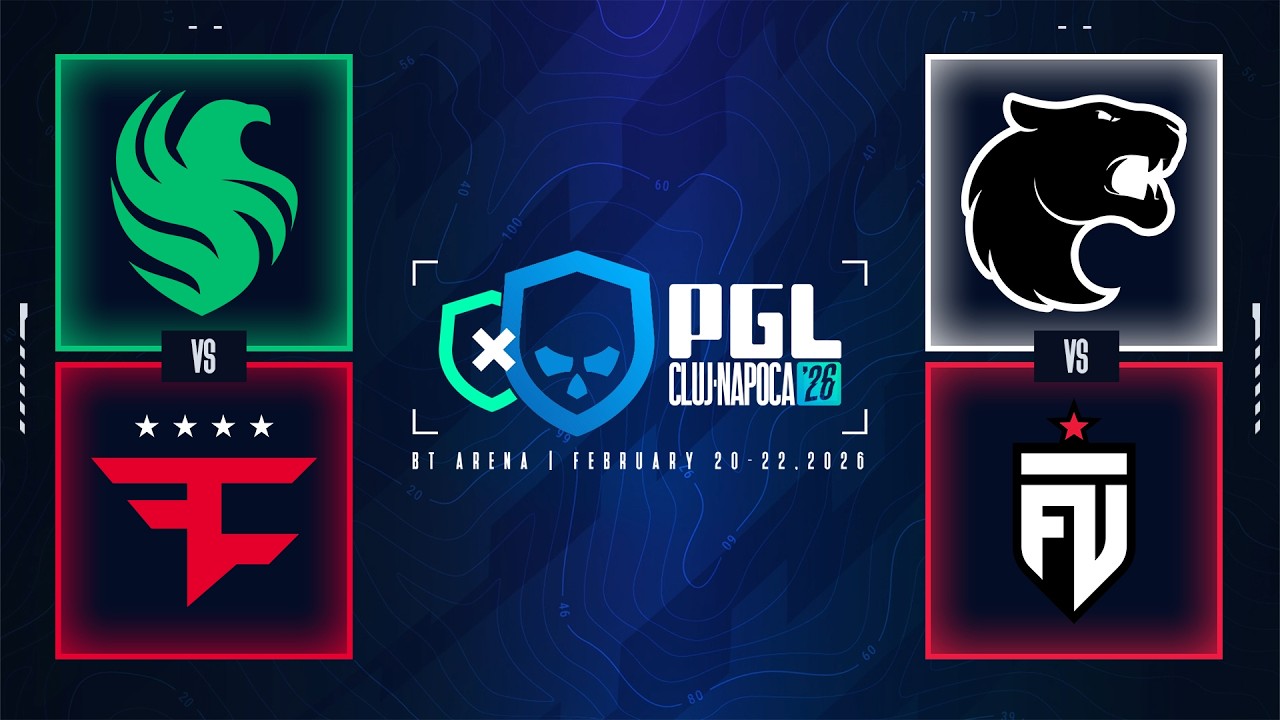 PGL Cluj-Napoca 2026 - Team Falcons vs FaZe Clan | FURIA vs FUT