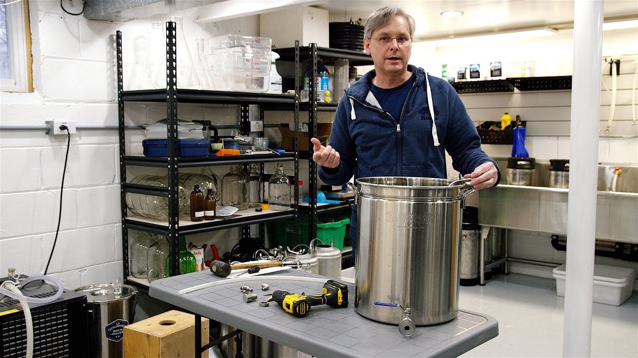 Adding a sightglass to our brew kettle BrewHouse HomeBrew YouTube