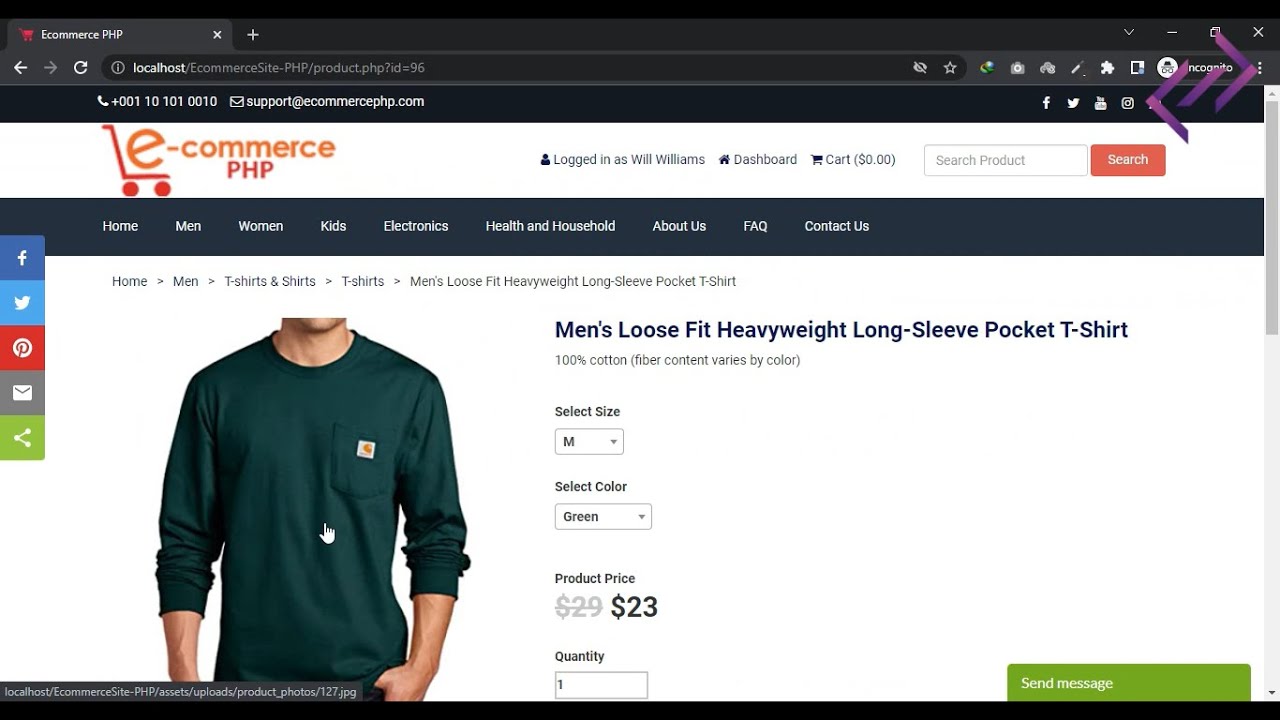 Ecommerce Website In PHP MySQL With Source Code CodeAstro YouTube