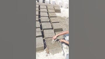 how to make cement concrete brick/cement block making machine/concrete brick/construction materials