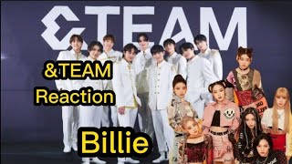 &TEAM reaction Billie - GingaMingaYo MV