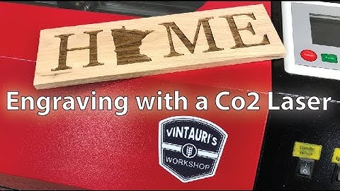 Engraving wood with a Co2 Laser from eBay