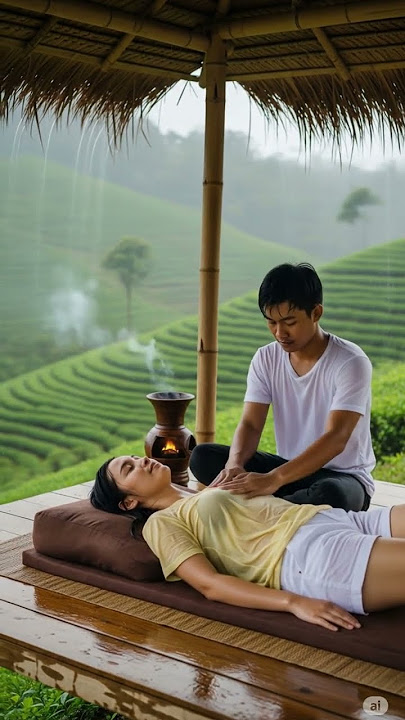 ASMR Body Massage & Relaxation Music 🎶 #relax #asmr #shorts