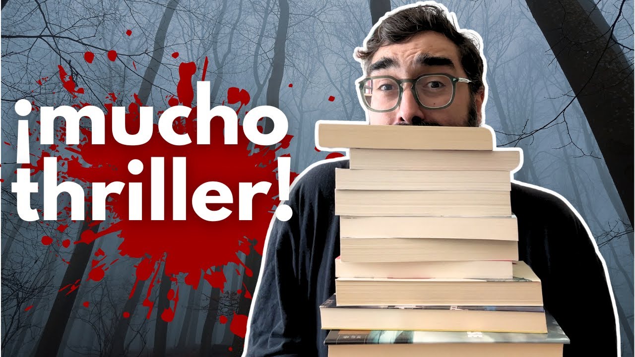 todos los thrillers que tengo pendientes en mis estanterías.