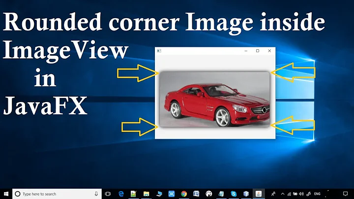 Rounded corner Image with ImageView | JavaFX Tutorial