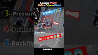 Ranking The Worst Bike Stunt Fails Cought On Camera 🚲😂 #shorts