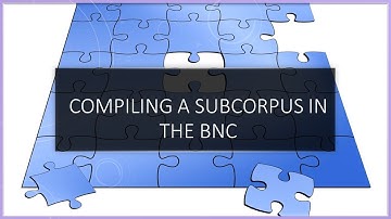 compiling subcorpora