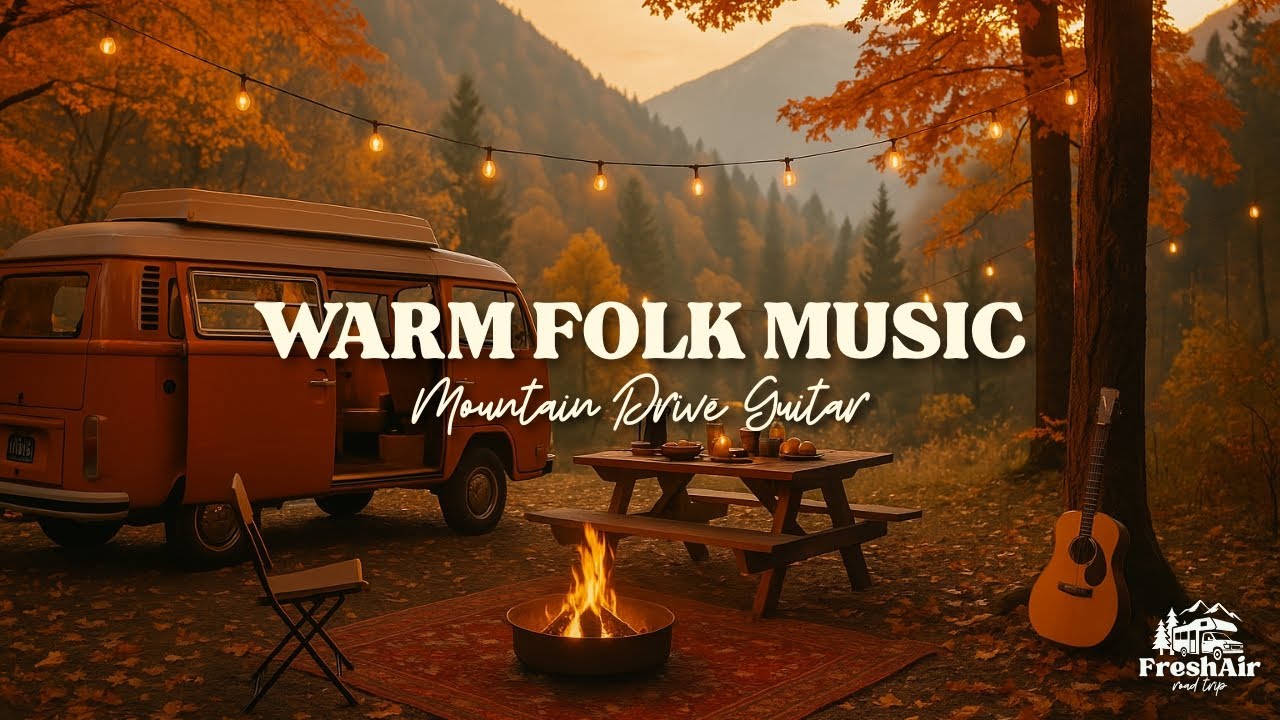 Soothing Folk Guitar Escape in the Breathtaking Smoky Mountains 🍂