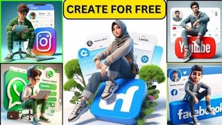 How to make Ai Art Social media Profile photo And 3D illustrated Dp creation prompts for free in 2 M screenshot 3