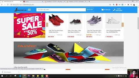 Giới thiệu source code đồ án luận văn website bán giày laravel 6x - php mysql  + full báo cáo đồ án