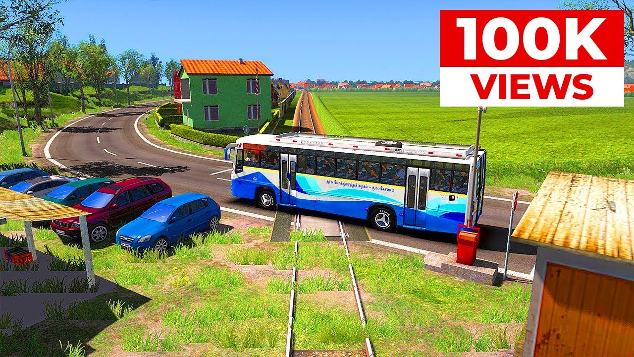 TNSTC Village Bus Ride | Tamil Nadu Passenger Bus | Logitech G29 GamePlay