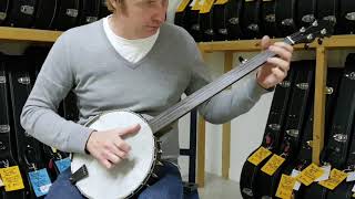 Grafton Wooden Top Fretless handfinished open-back old-time 5-string banjo