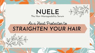 Adaira Almosrati Demos NUELE Hair Serum As A Heat Protectant For Her Type 2 Wavy Hair screenshot 5