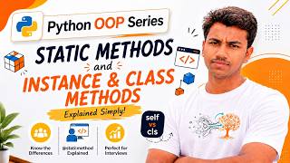 @staticmethod in Python OOP | Instance vs Class vs Static Methods | Beginners|TAMIL #pythonoop