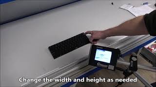 CM 100: Setting barcode