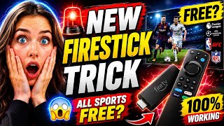 🚨 NEW Firestick Trick to Watch Unlimited LIVE Sports FREE in 2026! ⚽🏀🏈 (Works Now)
