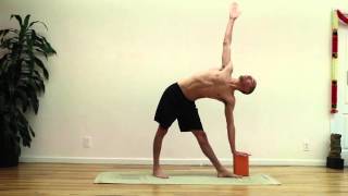 Yoga For Beginners - Triangle Pose - Maha Vinyasa Yoga