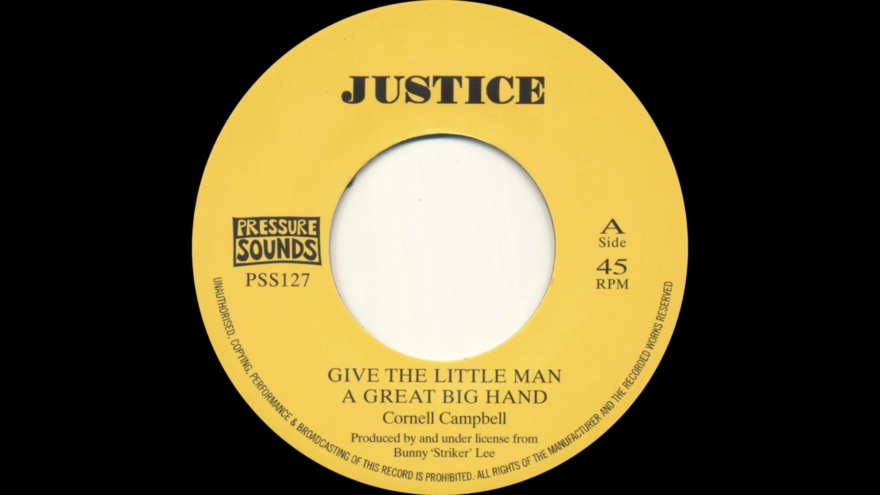 洋楽 Cornell Campbell GIVE THE LITTLE MAN Cornell Campbell - Give The Little Man A Great Big Hand - YouTube