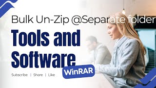 Using WinRAR App: BULK ZIPs Unzipped each in its own folder screenshot 2