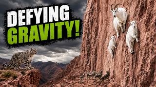 Gravity is Just a Joke for These Mountain Goats!