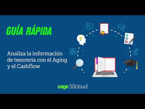 Analiza la información de tesorería con el Aging y el Cashflow