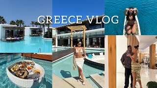 GREECE VLOG| Stella Islands, Boat Day, Paddle Boarding, Amazing Food & Good Vibes
