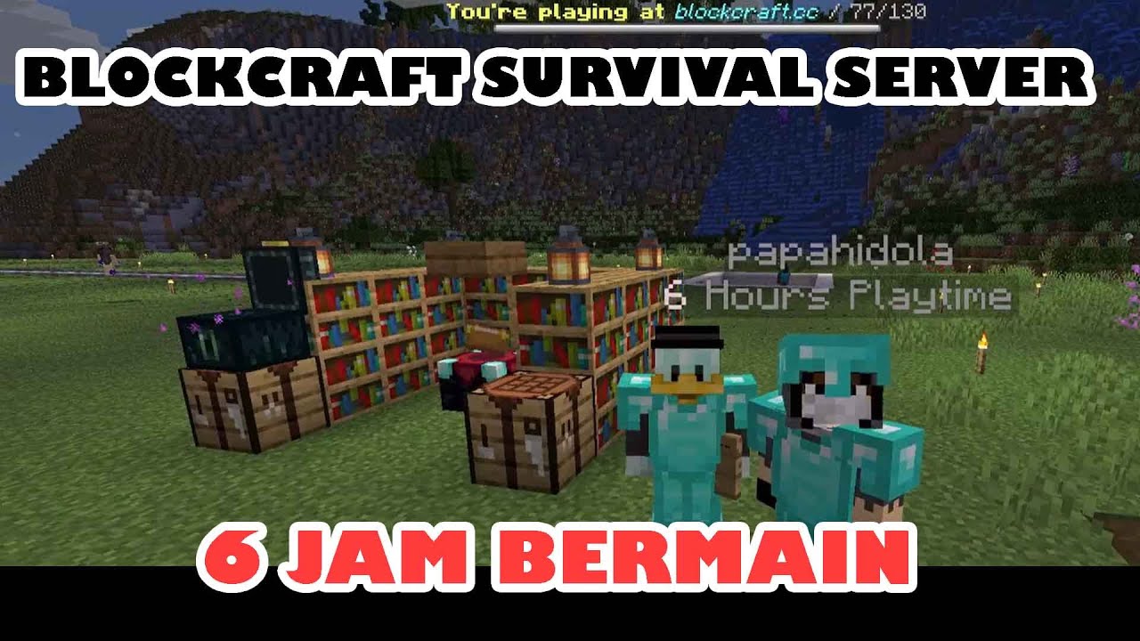 MINECRAFT BLOCKCRAFT - Survival Server Indonesia - YouTube