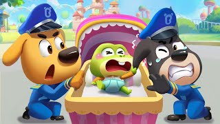 police takes care of a baby educational videos kids cartoons sheriff labrador babybus