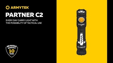 Armytek Partner C2 — basic Every Day Carry light with tactical button