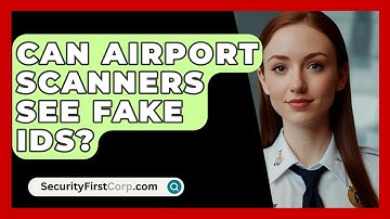 Can Airport Scanners See Fake IDs? - SecurityFirstCorp.com